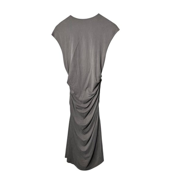 Helmut Lang Torrent Side Ruched Sleeveless Dress - Size Medium - Picture 4 of 7